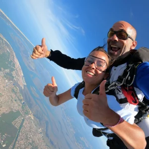 Saut en parachute tandem arcachon